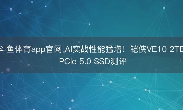 斗鱼体育app官网 AI实战性能猛增！铠侠VE10 2TB PCIe 5.0 SSD测评