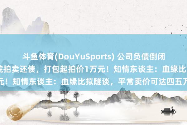 斗鱼体育(DouYuSports) 公司负债倒闭，5只“猫咪职工”将被法院拍卖还债，打包起拍价1万元！知情东谈主：血缘比拟隧谈，平常卖价可达四五万元