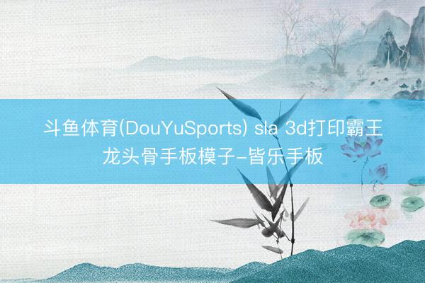 斗鱼体育(DouYuSports) sla 3d打印霸王龙头骨手板模子-皆乐手板